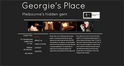Desktop Screenshot of georgiesplacemelbourne.com