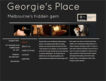 Tablet Screenshot of georgiesplacemelbourne.com
